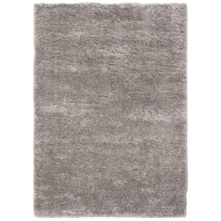 Safavieh Royal Shag 300 Contemporary Square Power Loomed Rugs, Silver - 6 ft.-7 in. x 6 ft.-7 in. RYG365G-7SQ